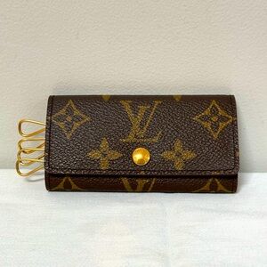 ❌SOLD❌ Auth LOUIS VUITTON Monogram 4 Key Multicles / Card Holder